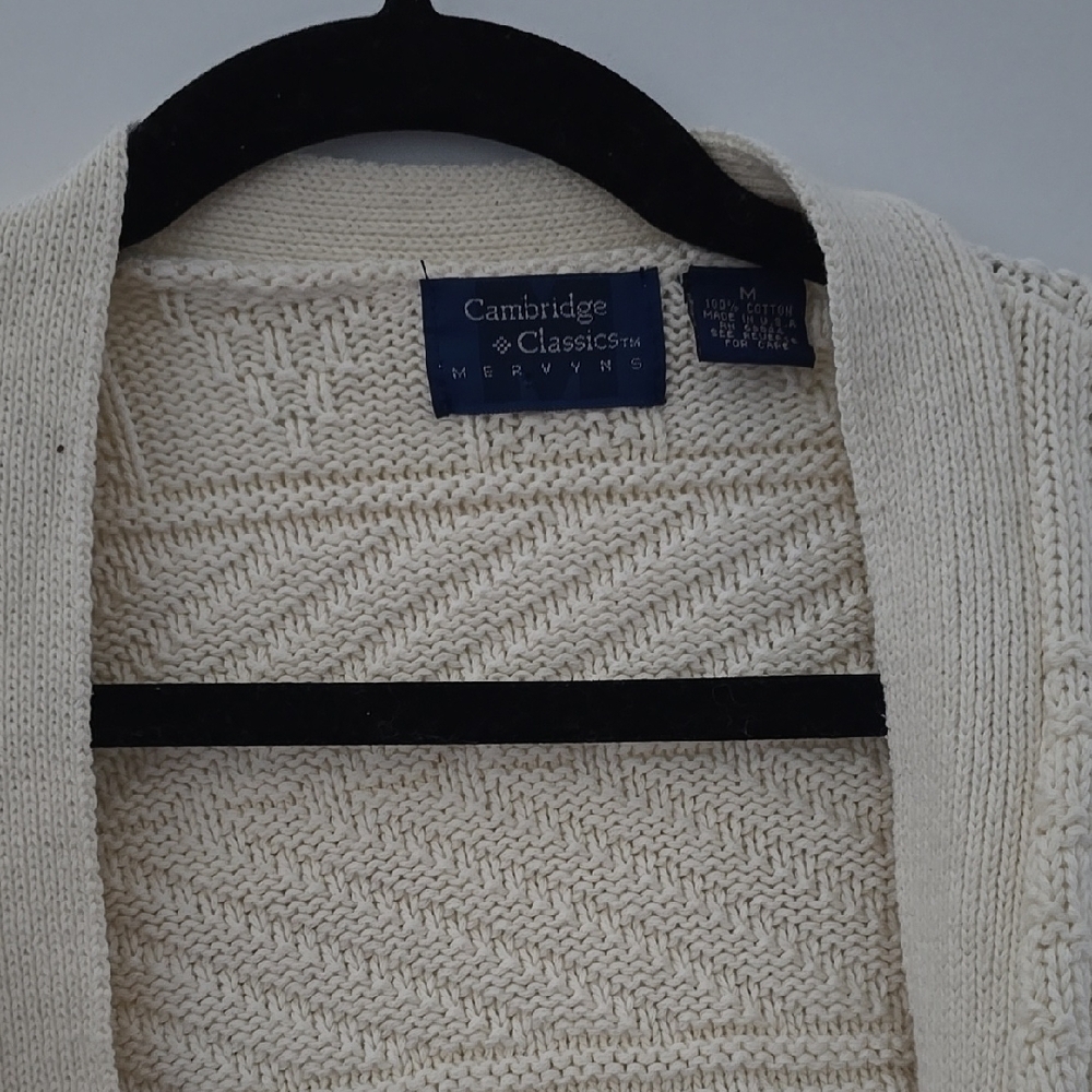 mens Cream Sweater